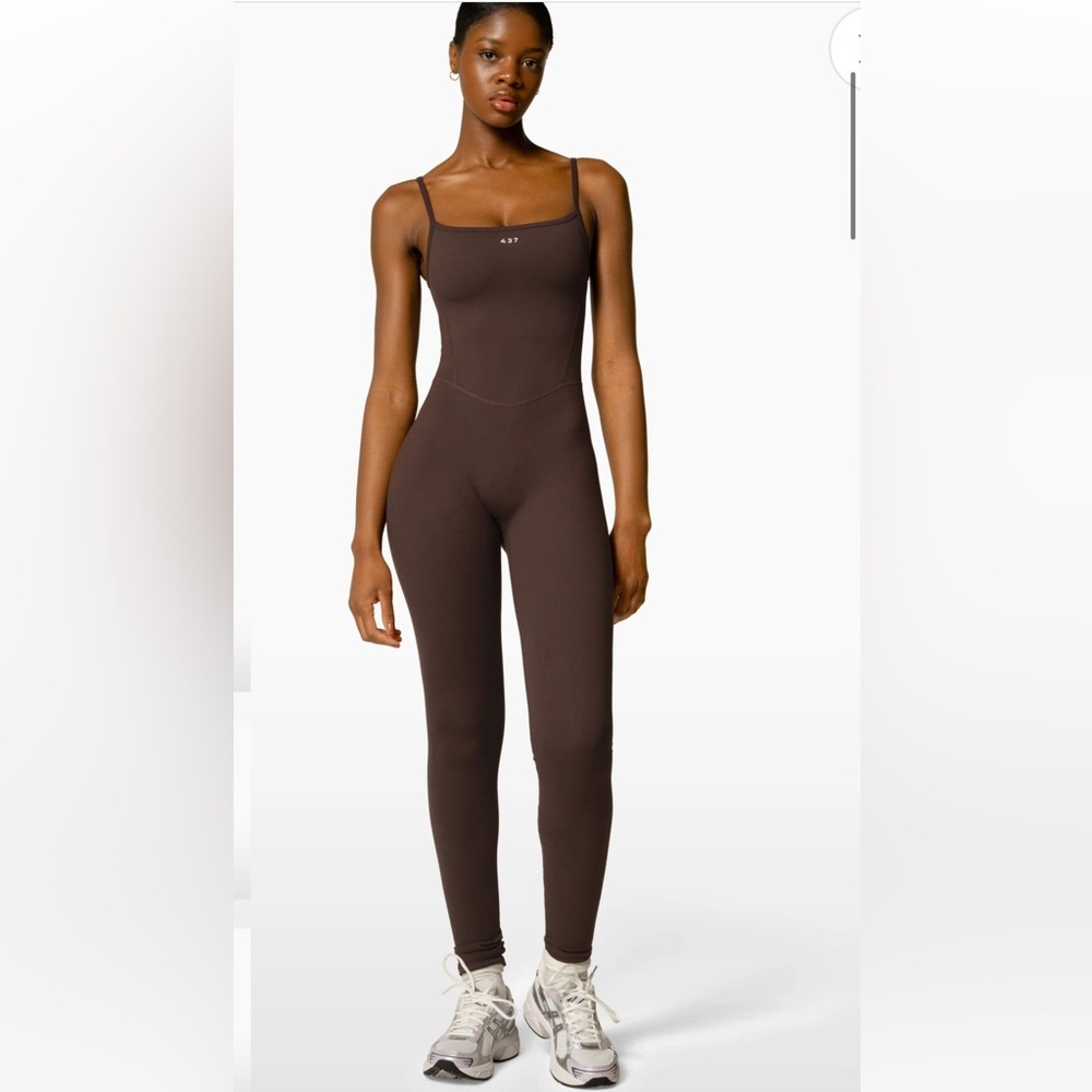 Elegant Brown Bodysuit by 437